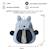 Sac à dos castor en coton doux Blue 6 - vertbaudet enfant 