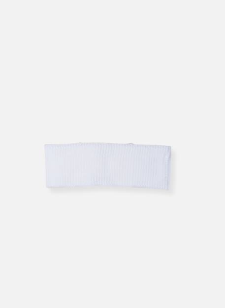 Bandeau avec nœud pour bébé Blanc+Marine+Pétunia+Rose layette 2 - vertbaudet enfant 