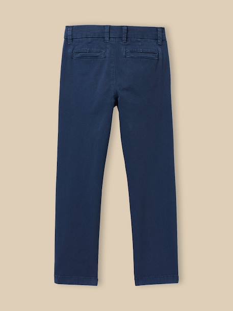 Chino light garçon Celadon+Indigo+Menthe+Orage+Rouge 4 - vertbaudet enfant 