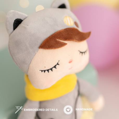 Poupées en tissu douces pour enfants Grey and yellow 5 - vertbaudet enfant 