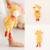 Poupée en tissu enfant girafe Yellow and orange 6 - vertbaudet enfant 
