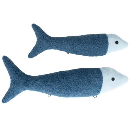 Lot 2 peluches poissons tissu doux Dark blue 1 - vertbaudet enfant 