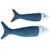 Lot 2 peluches poissons tissu doux Dark blue 1 - vertbaudet enfant 