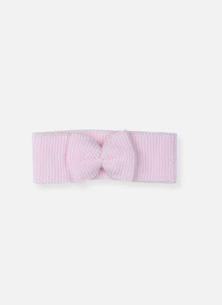 Bandeau avec nœud pour bébé Blanc+Marine+Pétunia+Rose layette 7 - vertbaudet enfant 