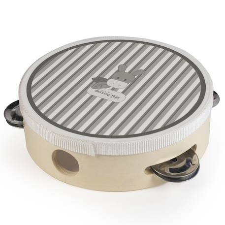 Ensemble d'instruments de musique en bois botton Gris, rose 4 - vertbaudet enfant 