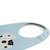 Bavoir silicone dotti bleu Bleu+Rose+Sable 2 - vertbaudet enfant 