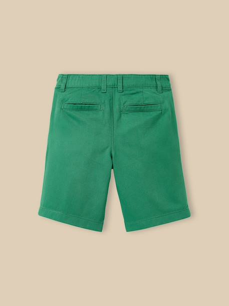 Bermuda chino garçon Bleu froid+Celadon+Ciel+Indigo+Menthe+Rouge+Sun 17 - vertbaudet enfant 
