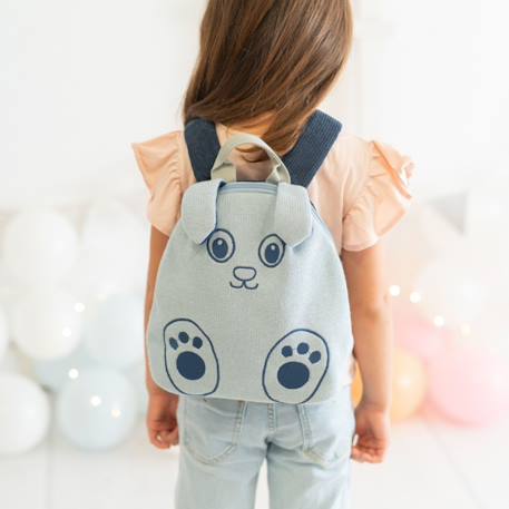 Sac à dos lapin en coton doux Grey 2 - vertbaudet enfant 