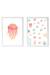 Lot 2 cadres muraux enfant méduse et animaux marins Multi coloured 1 - vertbaudet enfant 