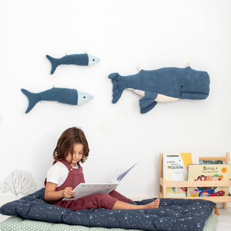 Lot 3 animaux océan béluga + poissons Dark blue 2 - vertbaudet enfant 