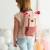 Sac à dos souris en coton doux Pink 2 - vertbaudet enfant 