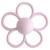 Jouet de dentition en silicone daisy Rose+Violet 7 - vertbaudet enfant 