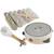 Ensemble d'instruments de musique en bois botton Gris, rose 1 - vertbaudet enfant 