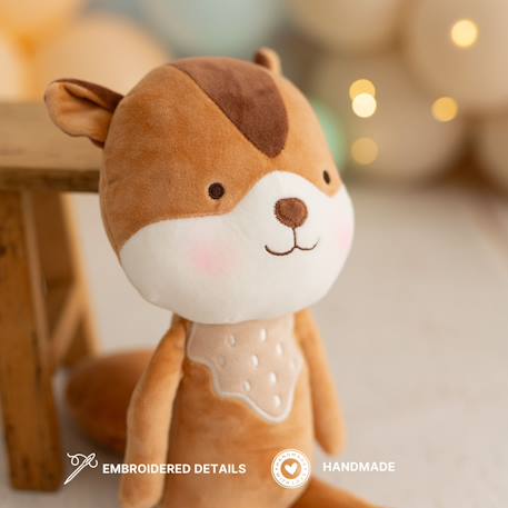 Poupée en tissu enfant renard brun doux Brown 5 - vertbaudet enfant 