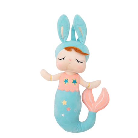 Poupée en tissu enfant sirène lapine Light blue 1 - vertbaudet enfant 