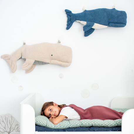Lot 2 animaux océans en tissu doux Beige and dark blue 2 - vertbaudet enfant 