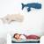 Lot 2 animaux océans en tissu doux Beige and dark blue 2 - vertbaudet enfant 