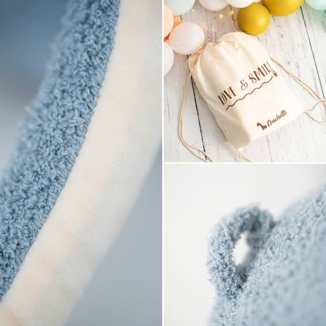 Peluche pieuvre en tissu doux océan Blue 6 - vertbaudet enfant 