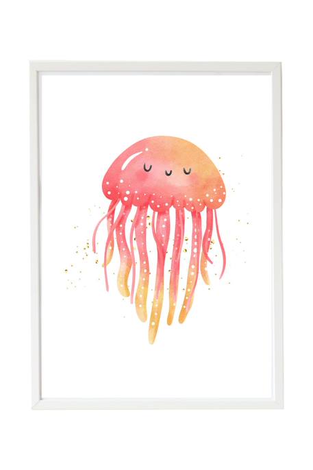 Cadre mural enfant méduse Multi coloured 1 - vertbaudet enfant 