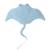 Peluche raie en tissu doux océan Light blue 1 - vertbaudet enfant 