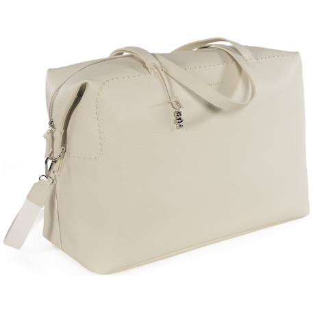 Sac weekend icon cream Beige+Marron 4 - vertbaudet enfant 