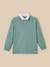 Polo-rugby garçon - coton biologique Celadon 1 - vertbaudet enfant 