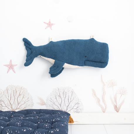 Lot 2 animaux océans en tissu doux Light and dark blue 3 - vertbaudet enfant 