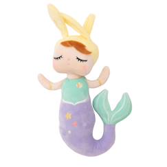 Jouet-Poupée en tissu enfant sirène lapine