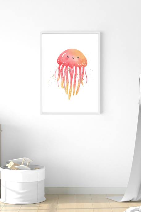 Cadre mural enfant méduse Multi coloured 3 - vertbaudet enfant 