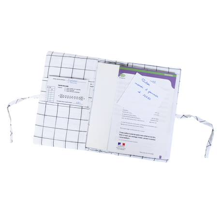 Protège-carnet de santé Blanc 3 - vertbaudet enfant 