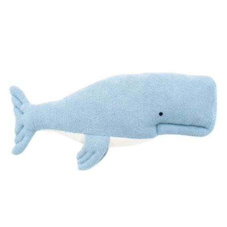 Peluche béluga en tissu doux océan Light blue 1 - vertbaudet enfant 