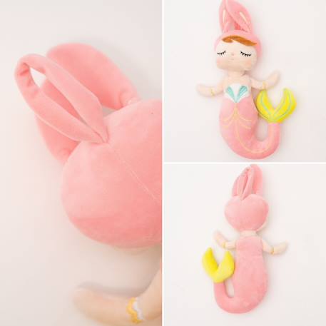 Poupée en tissu enfant sirène lapine Pink 6 - vertbaudet enfant 