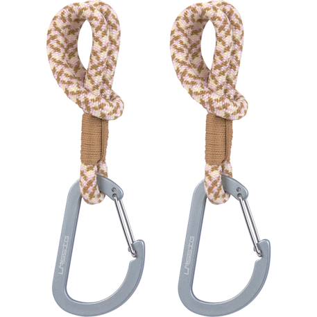 Lot de 2 crochets attaches poussettes Beige 1 - vertbaudet enfant 