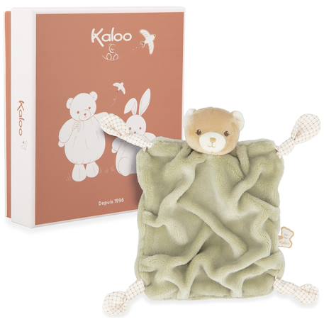 Doudou plat Bleu, beige, blanc+Vert, beige, blanc 8 - vertbaudet enfant 