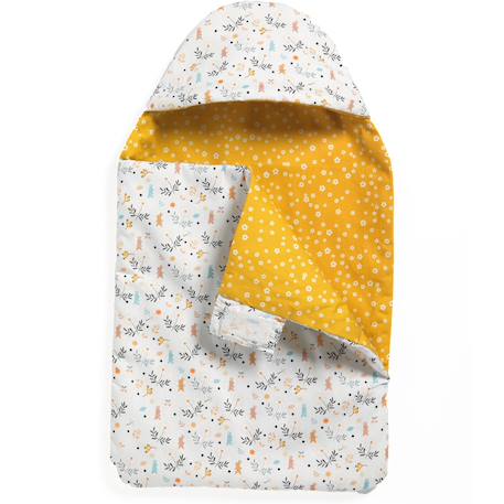 Nid d'ange pour poupée Blanc, jaune, bleu 1 - vertbaudet enfant 