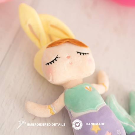 Poupée en tissu enfant sirène lapine Purple 5 - vertbaudet enfant 