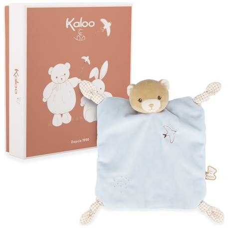 Doudou plat Bleu, beige, blanc+Vert, beige, blanc 2 - vertbaudet enfant 