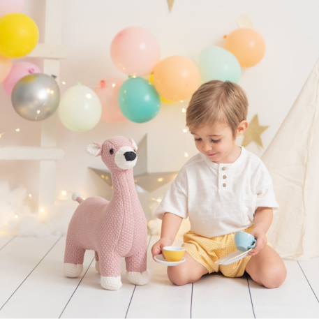 Lot 2 peluches cerfs coton Pink 3 - vertbaudet enfant 