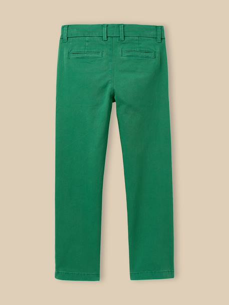 Chino light garçon Celadon+Indigo+Menthe+Orage+Rouge 6 - vertbaudet enfant 