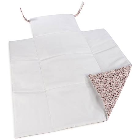 Tapis à langer cherry fleurs Mauve 3 - vertbaudet enfant 