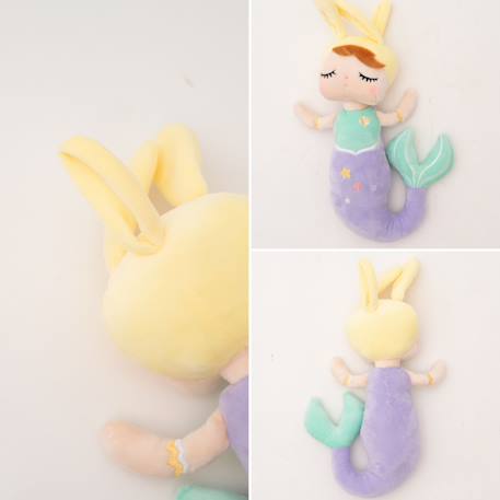 Poupée en tissu enfant sirène lapine Purple 6 - vertbaudet enfant 