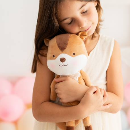 Poupée en tissu enfant renard brun doux Brown 3 - vertbaudet enfant 