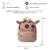 Sac à dos girafe en coton doux Pink andbrown 6 - vertbaudet enfant 