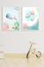 Lot 2 cadres muraux enfant poissons et baleine Multi coloured 2 - vertbaudet enfant 