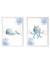 Lot 2 cadres muraux enfant baleine et poulpe Multi coloured 1 - vertbaudet enfant 