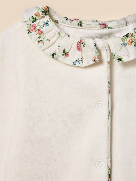Dors-bien velours et tissu liberty + doudou bébé Liberty elizabeth 2 - vertbaudet enfant 