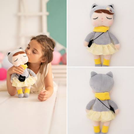 Poupées en tissu douces pour enfants Grey and yellow 6 - vertbaudet enfant 