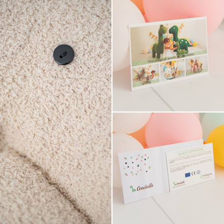 Peluche béluga en tissu doux océan Beige 5 - vertbaudet enfant 
