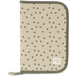 Puériculture-Protège carnet de santé coeurs poppy mousse