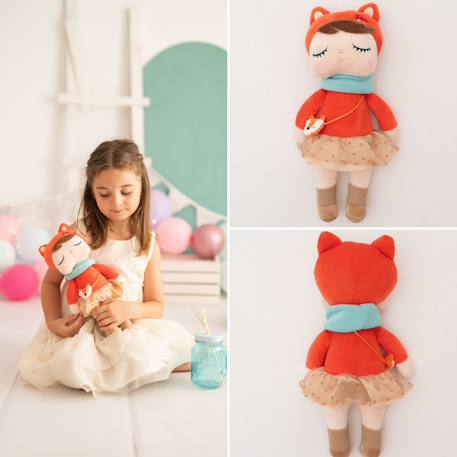 Poupée en tissu enfant renard Red and yellow 6 - vertbaudet enfant 